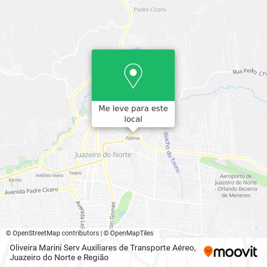 Oliveira Marini Serv Auxiliares de Transporte Aéreo mapa