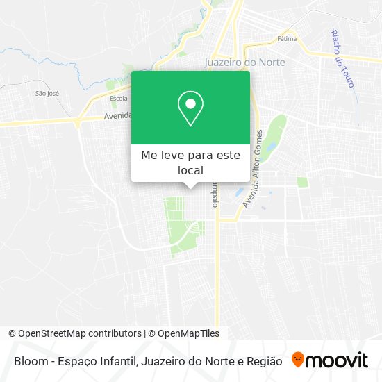 Bloom - Espaço Infantil mapa