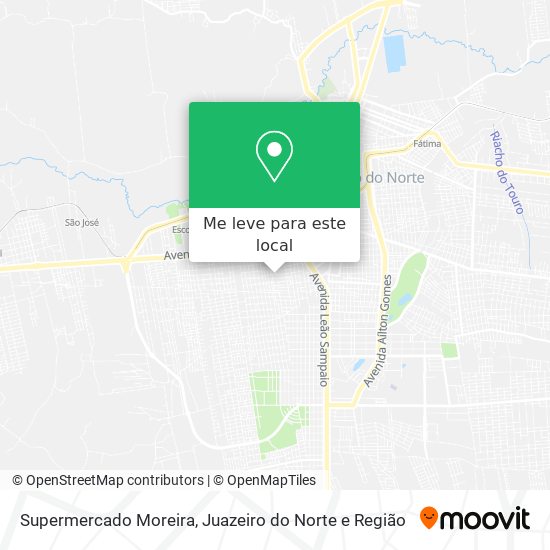 Supermercado Moreira mapa