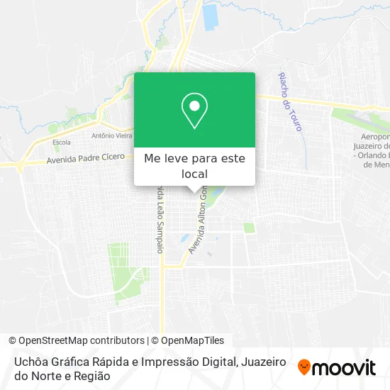 Uchôa Gráfica Rápida e Impressão Digital mapa