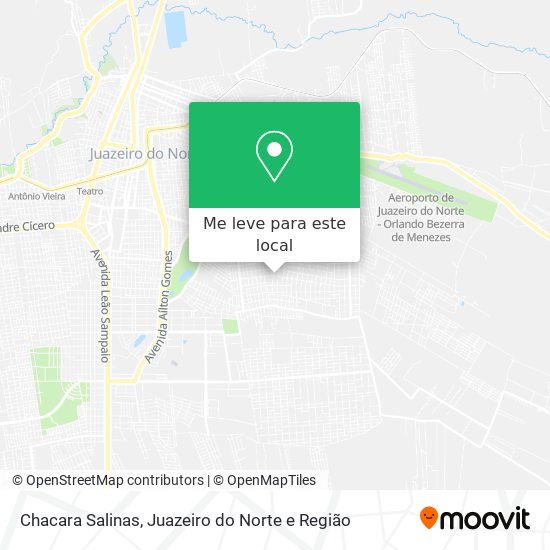 Chacara Salinas mapa
