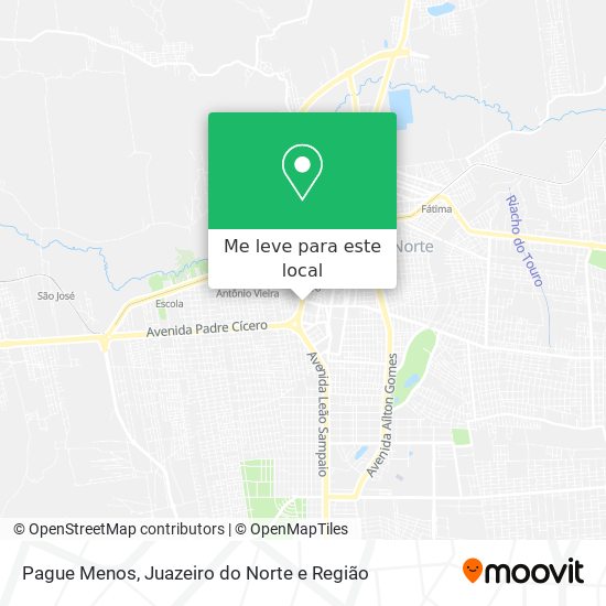 Pague Menos mapa