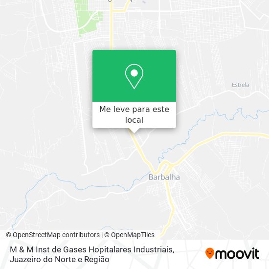 M & M Inst de Gases Hopitalares Industriais mapa