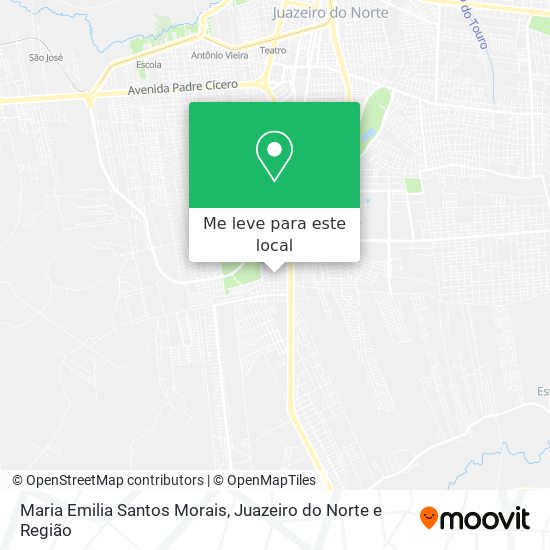 Maria Emilia Santos Morais mapa