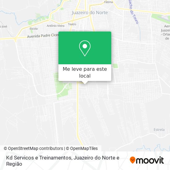 Kd Servicos e Treinamentos mapa