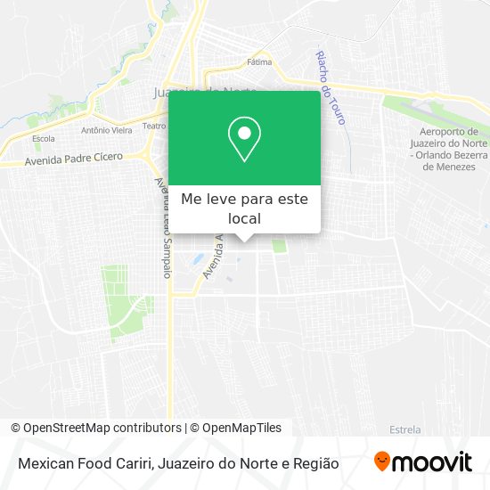 Mexican Food Cariri mapa