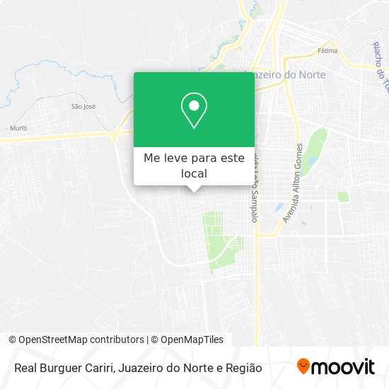 Real Burguer Cariri mapa