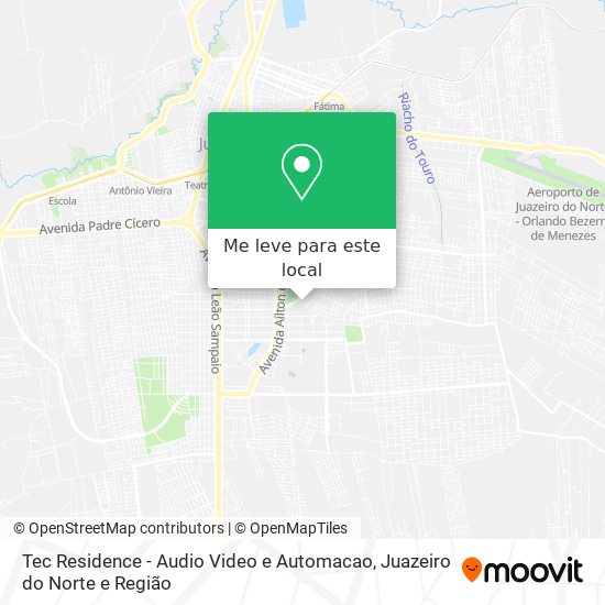 Tec Residence - Audio Video e Automacao mapa