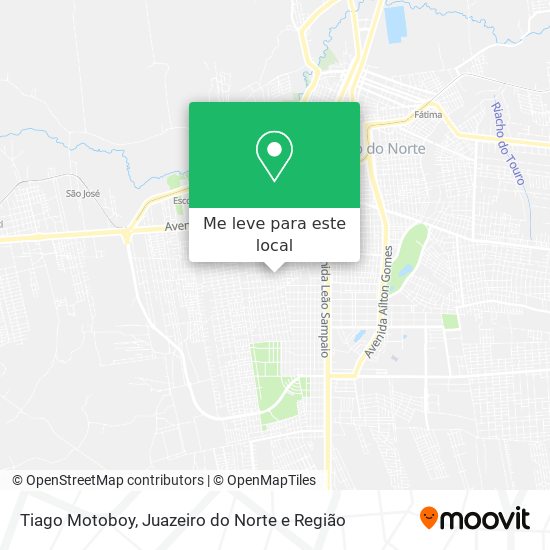 Tiago Motoboy mapa