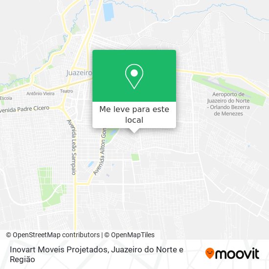 Inovart Moveis Projetados mapa