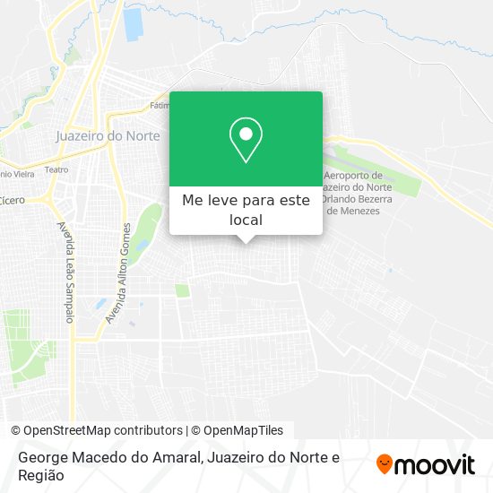George Macedo do Amaral mapa
