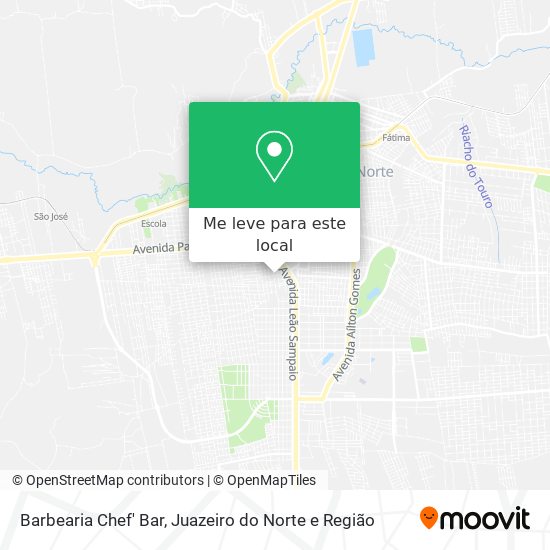 Barbearia Chef' Bar mapa