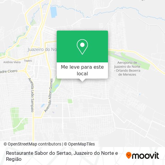 Restaurante Sabor do Sertao mapa