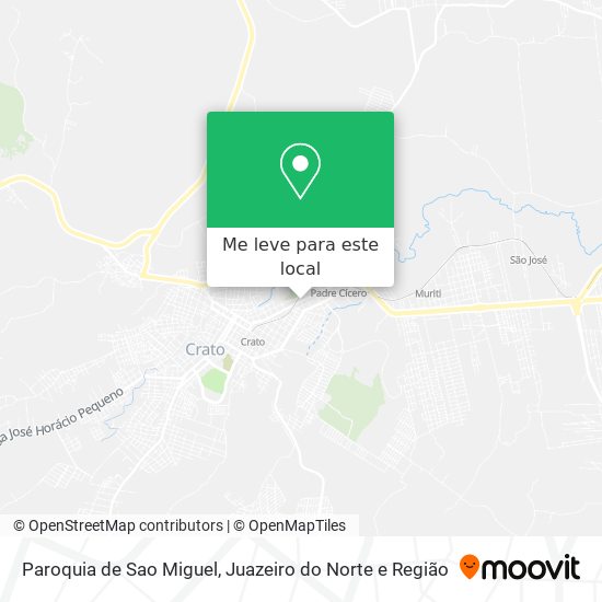 Paroquia de Sao Miguel mapa