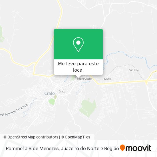 Rommel J B de Menezes mapa