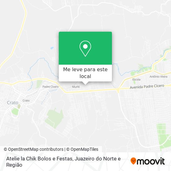 Atelie la Chik Bolos e Festas mapa