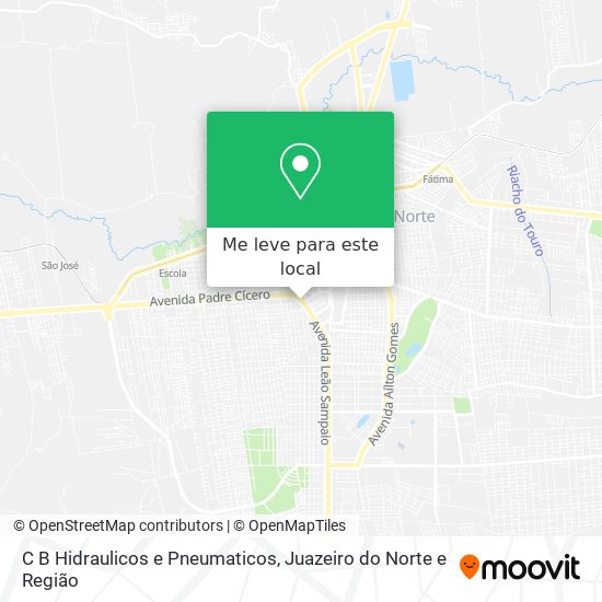 C B Hidraulicos e Pneumaticos mapa