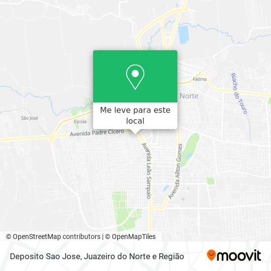 Deposito Sao Jose mapa