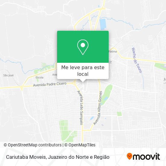 Cariutaba Moveis mapa