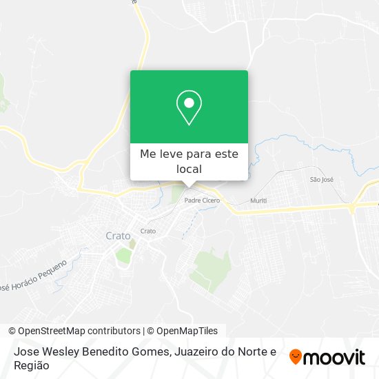Jose Wesley Benedito Gomes mapa