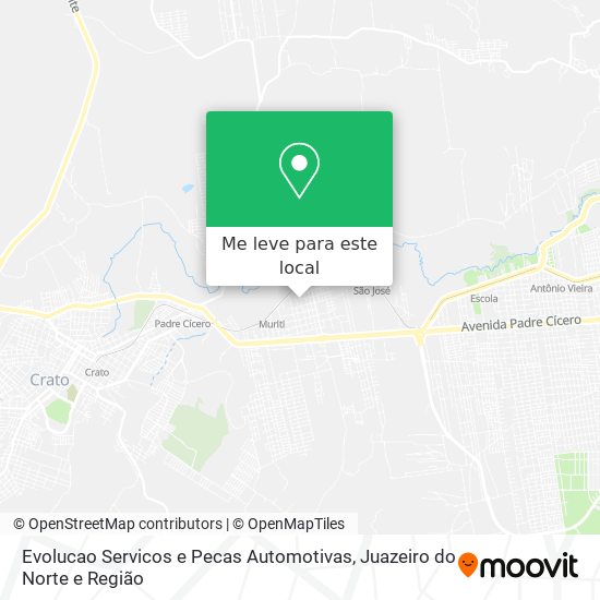 Evolucao Servicos e Pecas Automotivas mapa