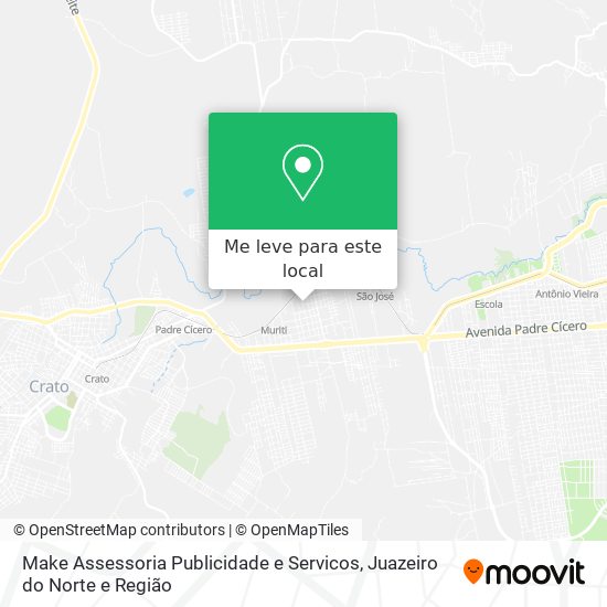 Make Assessoria Publicidade e Servicos mapa
