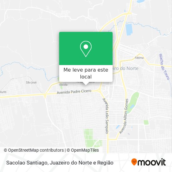 Sacolao Santiago mapa