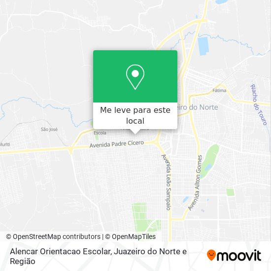 Alencar Orientacao Escolar mapa