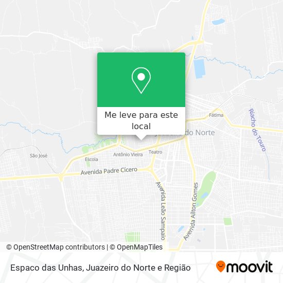 Espaco das Unhas mapa