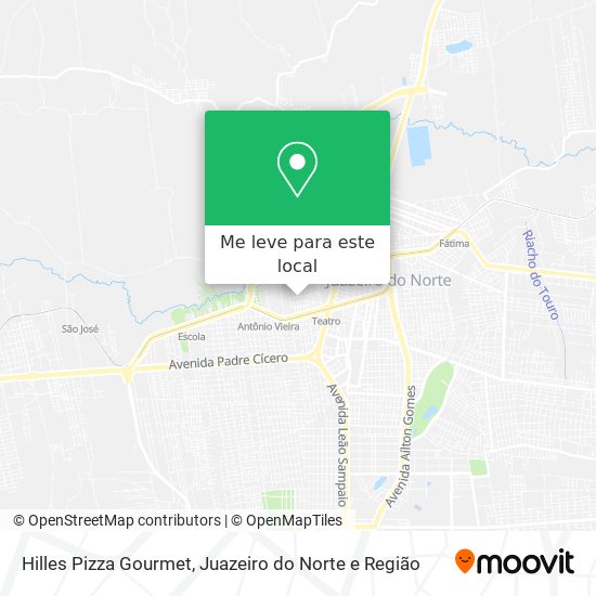 Hilles Pizza Gourmet mapa