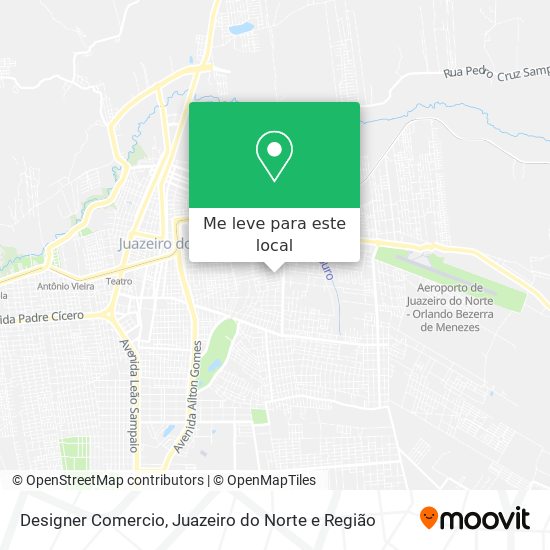 Designer Comercio mapa