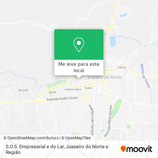 S.O.S. Empresarial e do Lar mapa