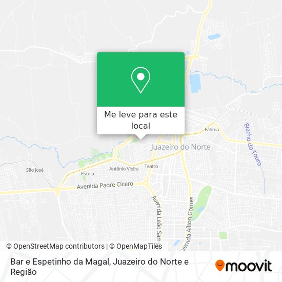 Bar e Espetinho da Magal mapa