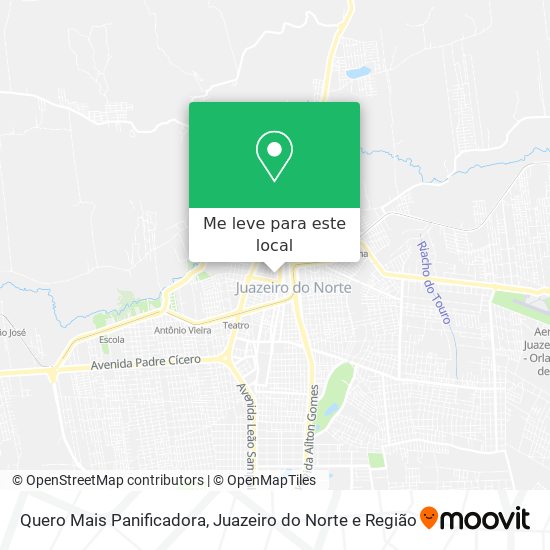 Quero Mais Panificadora mapa