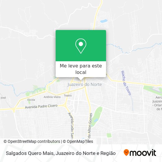 Salgados Quero Mais mapa