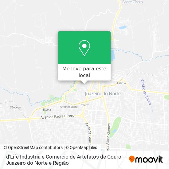 d'Life Industria e Comercio de Artefatos de Couro mapa