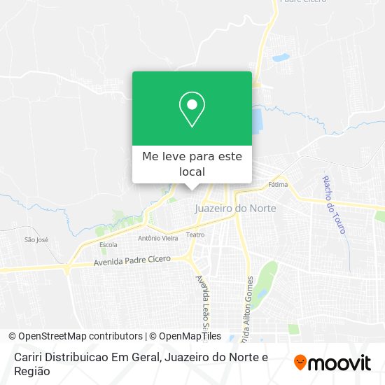 Cariri Distribuicao Em Geral mapa