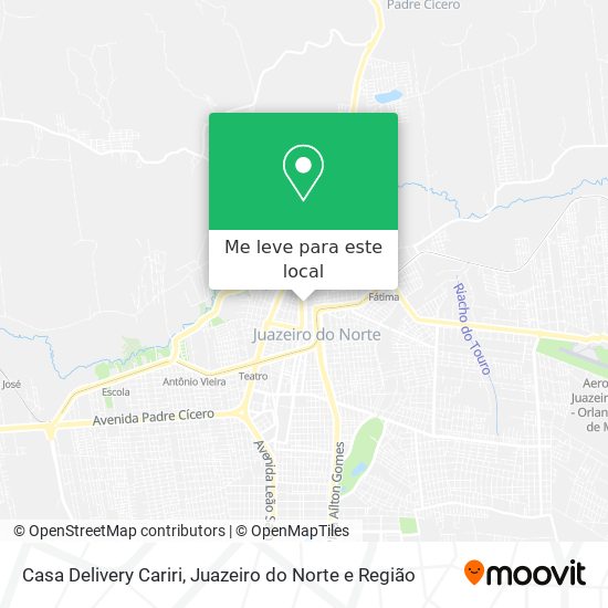 Casa Delivery Cariri mapa