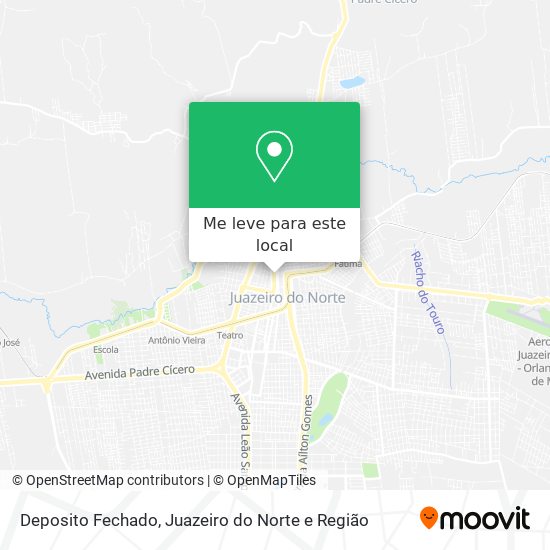 Deposito Fechado mapa