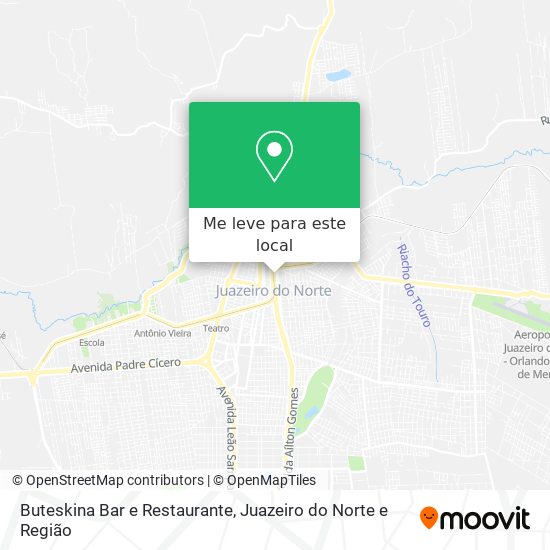Buteskina Bar e Restaurante mapa