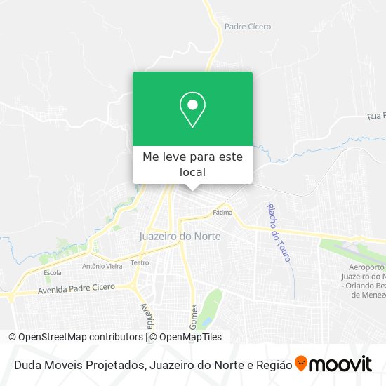 Duda Moveis Projetados mapa