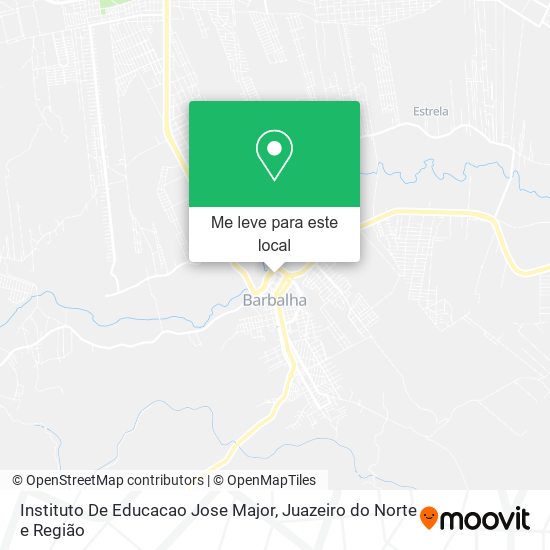 Instituto De Educacao Jose Major mapa