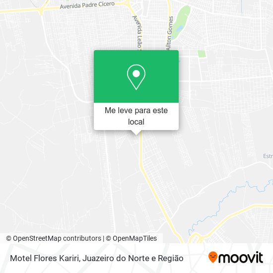 Motel Flores Kariri mapa