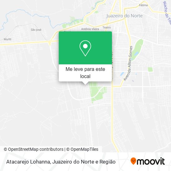 Atacarejo Lohanna mapa