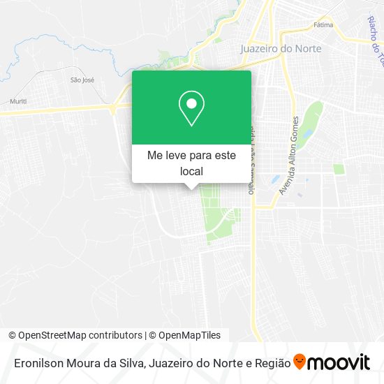 Eronilson Moura da Silva mapa