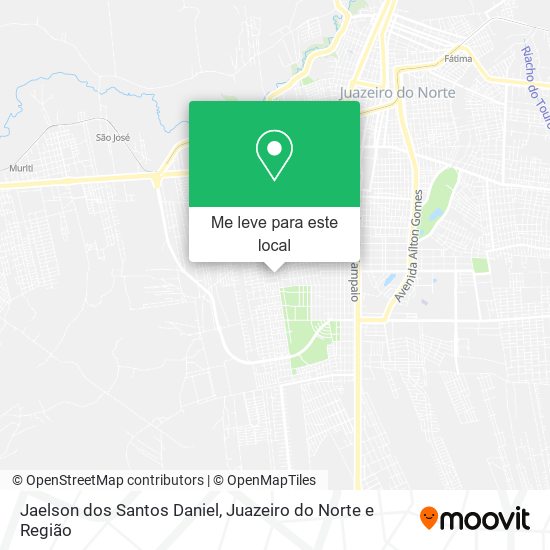 Jaelson dos Santos Daniel mapa