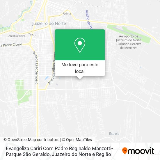 Evangeliza Cariri Com Padre Reginaldo Manzotti-Parque São Geraldo mapa