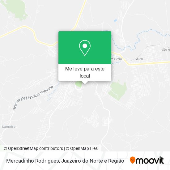 Mercadinho Rodrigues mapa