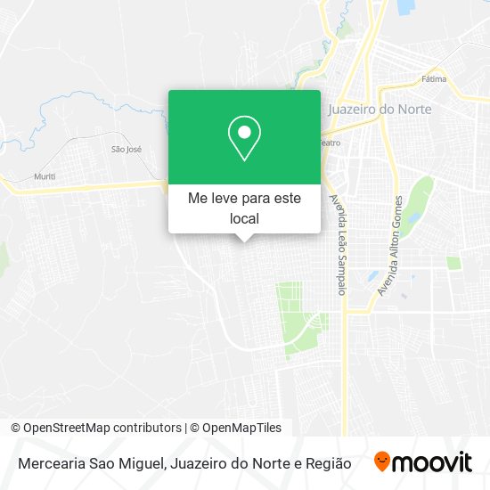 Mercearia Sao Miguel mapa