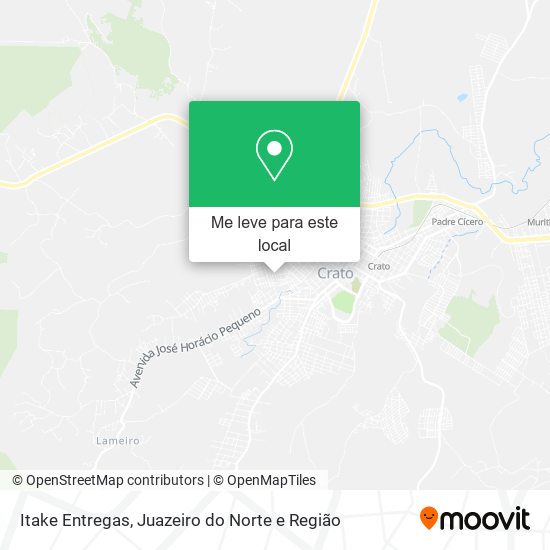 Itake Entregas mapa